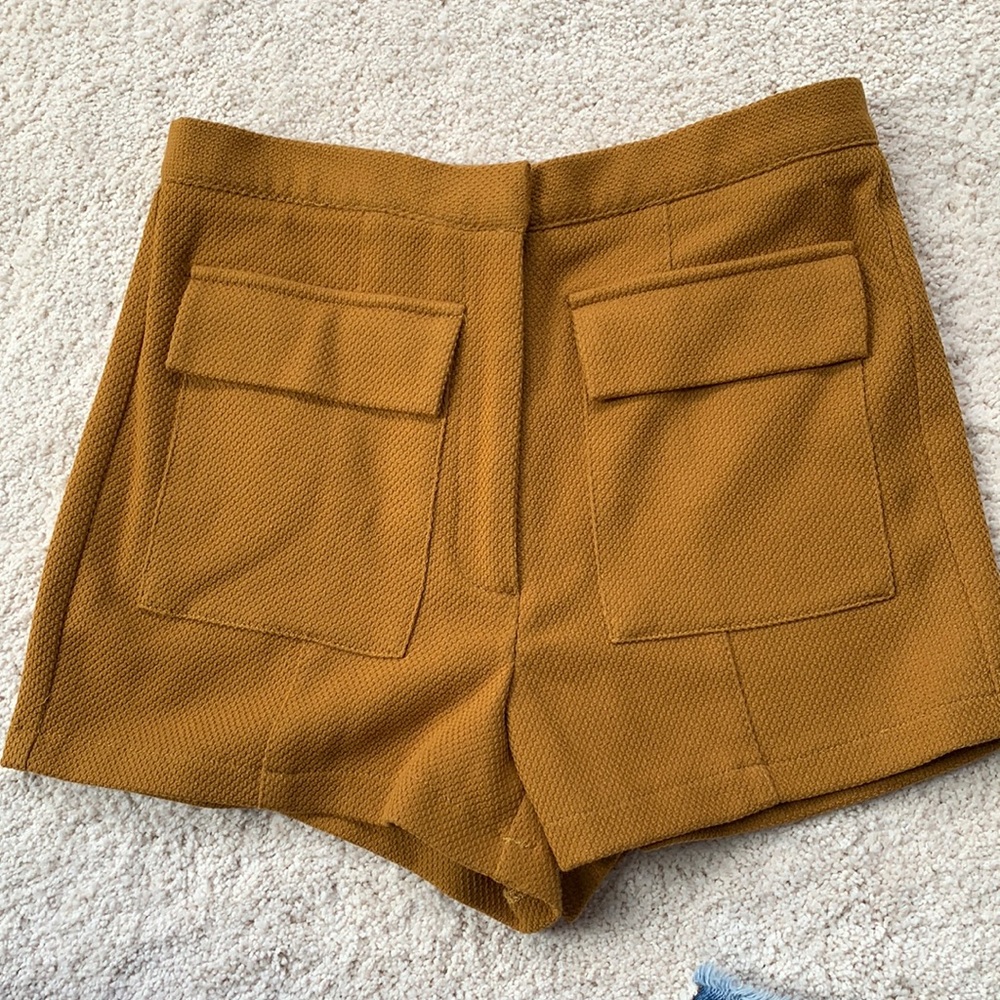 Forever 21 shorts ochre color